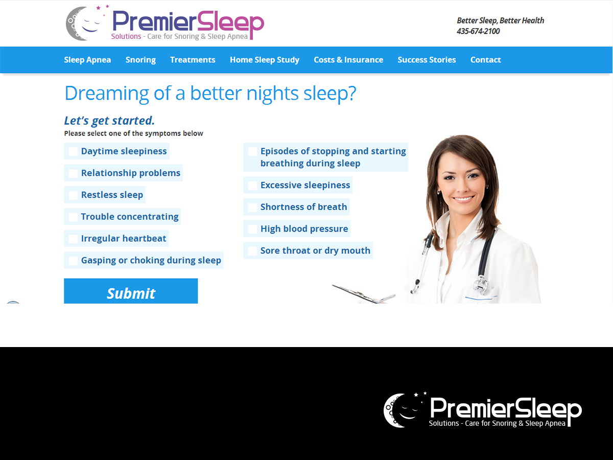 Diseño de Logo por JMD para Premier Sleep Solutions | Diseño #2461488