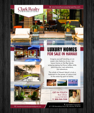 Design de Flyer par ecorokerz pour Clark Realty Corporation | Design #12140035