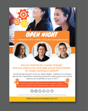Flyer Design by alex989 for All Health Training | Design: #12196389