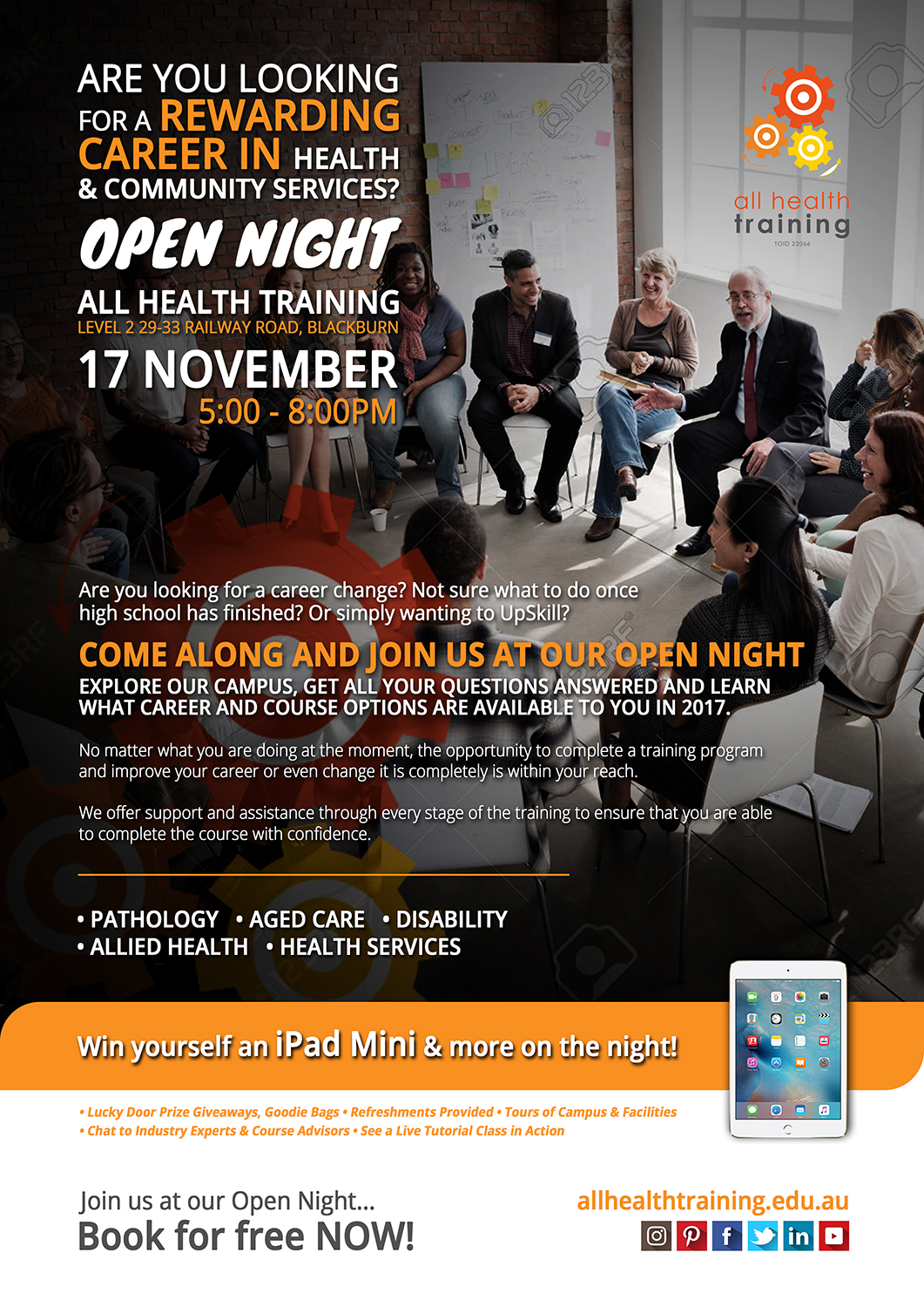 Flyer Design by DesignSolutions for All Health Training | Design #12243814
