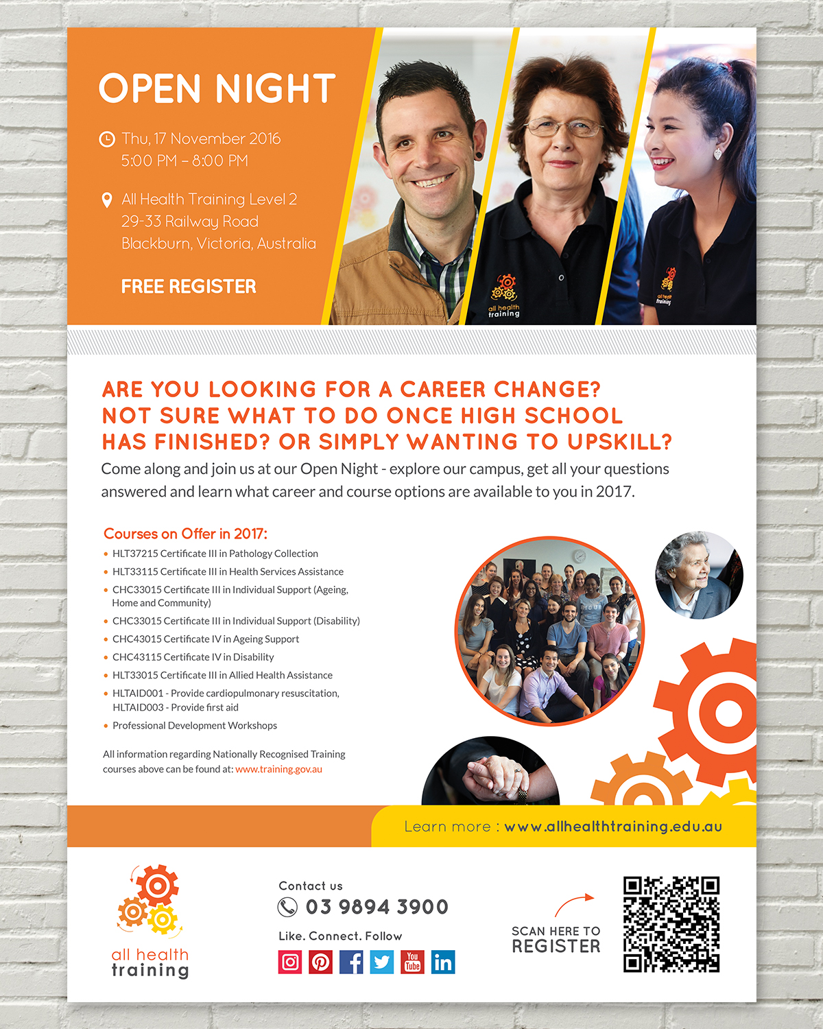 Flyer-Design von sun_design für All Health Training | Design #12246374