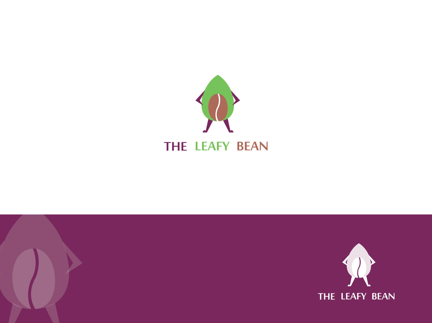 Logo Design by Sufiyan Ahmed Khan for The Leafy Bean | Design #12172360