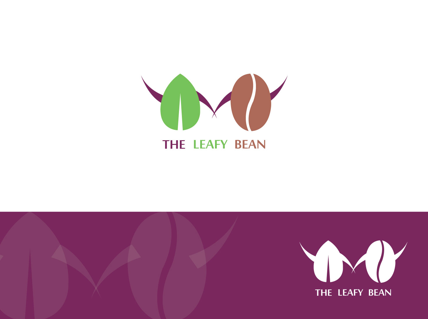 Logo Design by Sufiyan Ahmed Khan for The Leafy Bean | Design #12172374