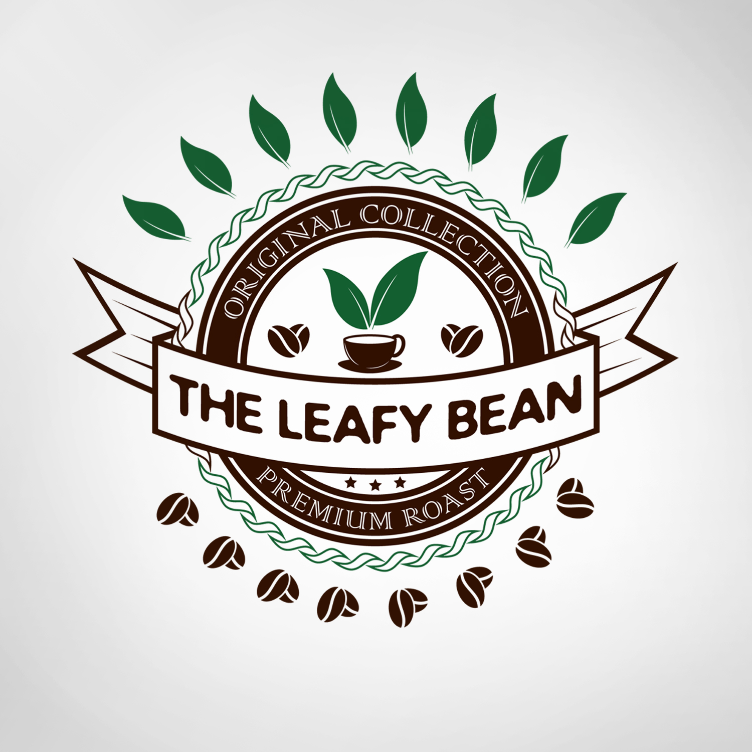 Logo Design by AdrianTiamson for The Leafy Bean | Design #12177830