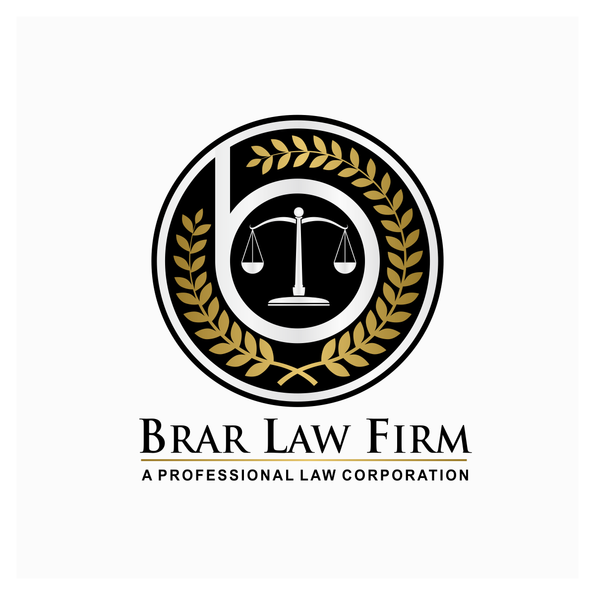 Logo Design by Angus Grafik Co. for Brar Law Firm | Design #12162495