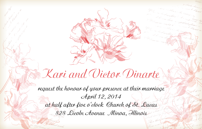 Invitation Design by Irina Makedonska for this project | Design #2396550