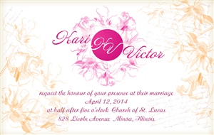 create a Wedding Invitation design | Design Invitation par Irina Makedonska