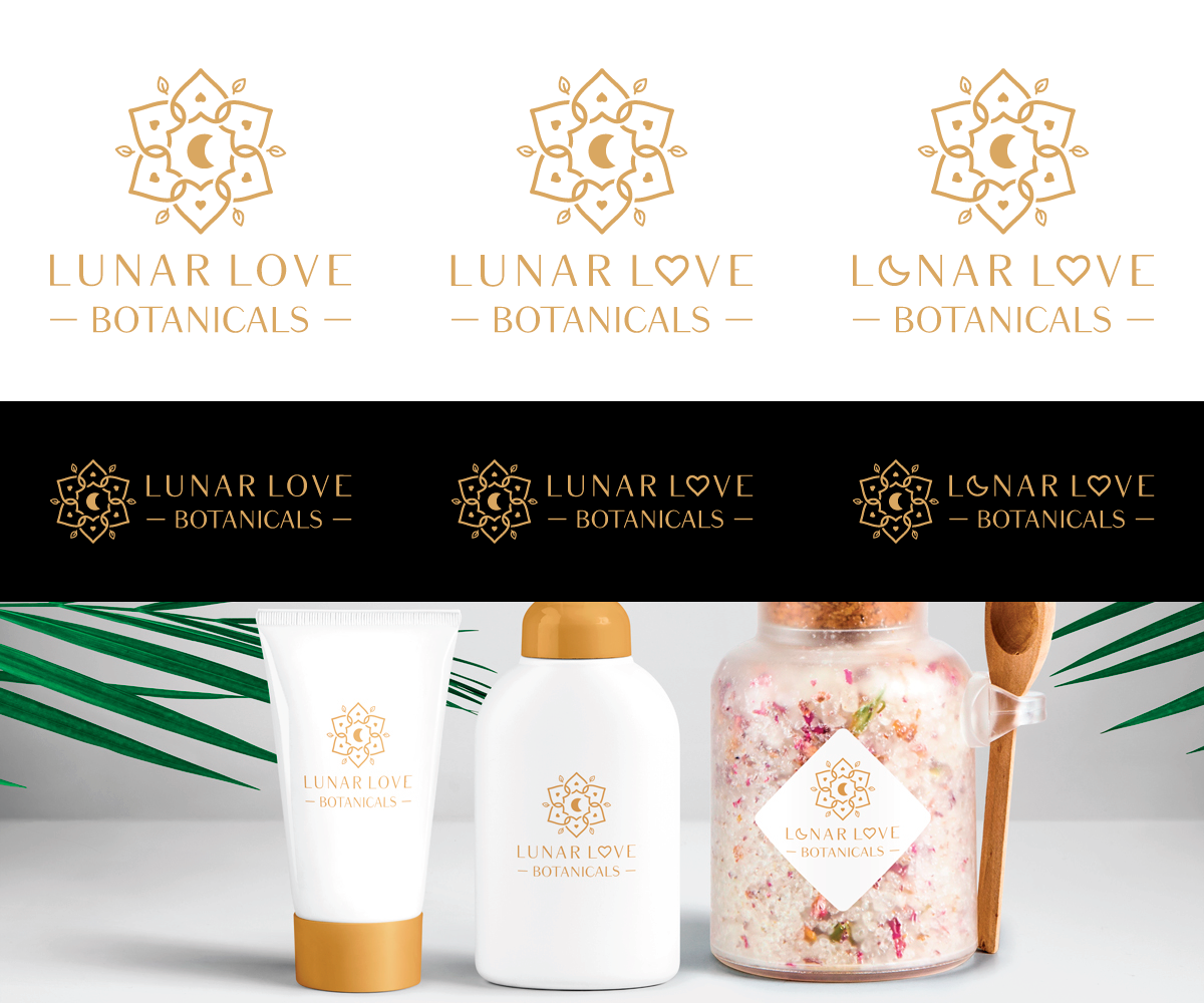 Logo Design by Tishert for Lunar Love Botanicals  | Design #12489599
