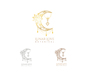 Logo Design by sloggi for Lunar Love Botanicals  | Design: #12271701