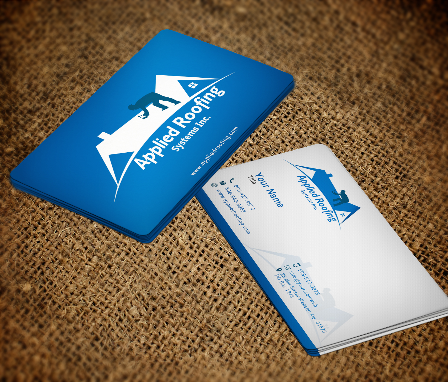 Design de Carte de Visite par EWS Webs pour Applied Roofing Systems Inc | Design #12153333