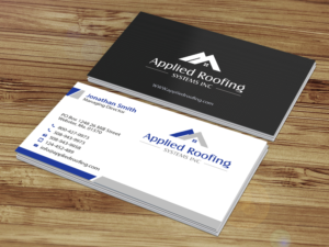 Business Card Design by Creations Box 2015 for Applied Roofing Systems Inc | Design: #12167603