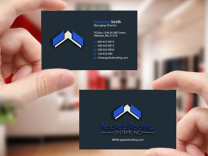 Business Card Design by Creations Box 2015 for Applied Roofing Systems Inc | Design: #12167605