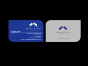 Business Card Design by Creations Box 2015 for Applied Roofing Systems Inc | Design: #12167608