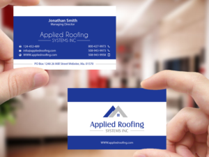 Business Card Design by Creations Box 2015 for Applied Roofing Systems Inc | Design: #12167609