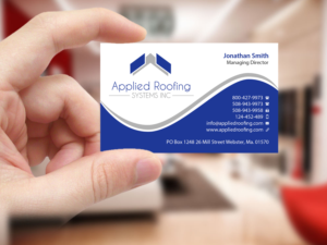 Business Card Design by Creations Box 2015 for Applied Roofing Systems Inc | Design: #12167635