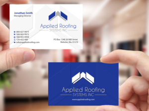 Business Card Design by Creations Box 2015 for Applied Roofing Systems Inc | Design: #12167638
