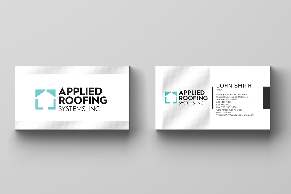 Visitenkarten-Design von isabel.paoli für Applied Roofing Systems Inc | Design #12156759