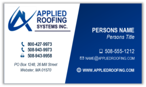 Business Card Design by citygirl17 for Applied Roofing Systems Inc | Design: #12188886