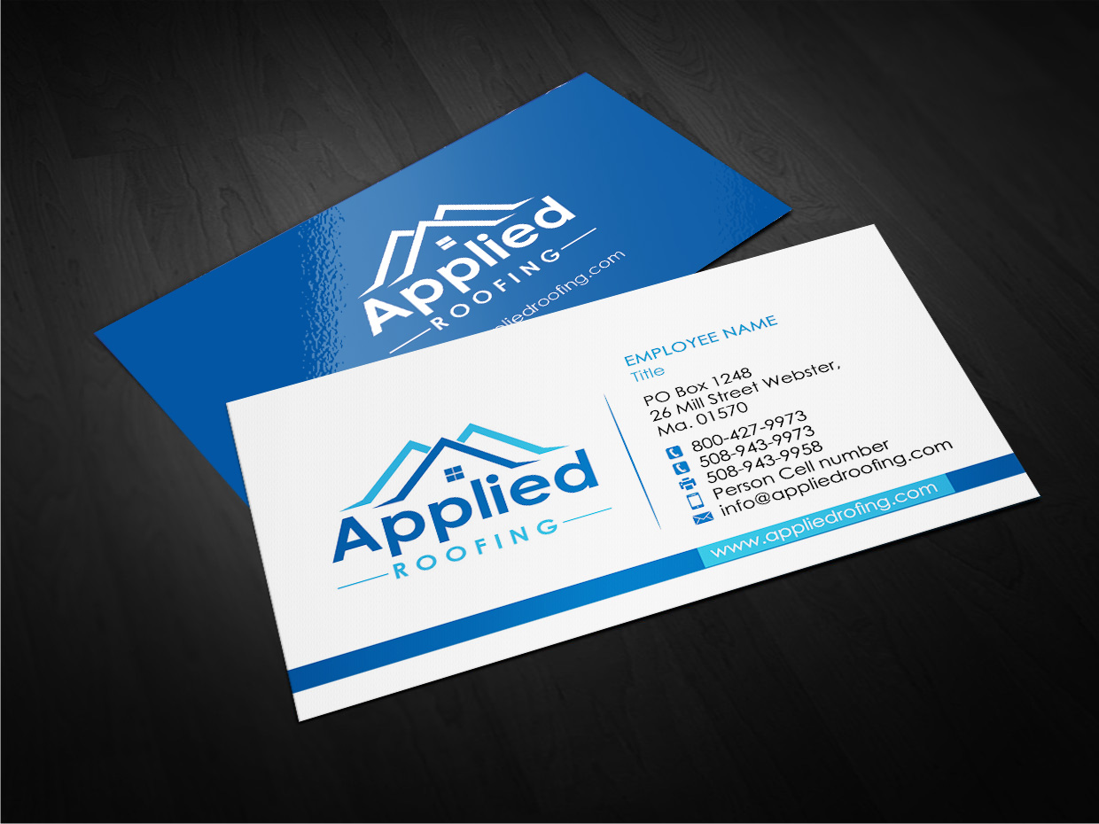 Visitenkarten-Design von Designs 2019 für Applied Roofing Systems Inc | Design #12183481