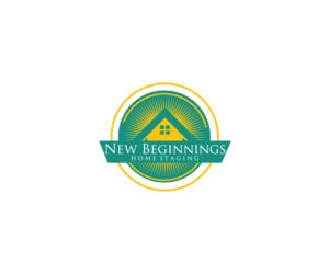 Logo Design by meygekon for New Beginnings Home Staging | Design: #12439615