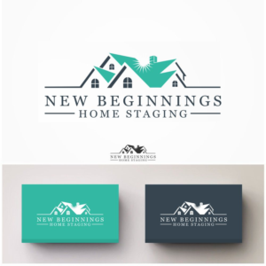 Logo Design by south door for New Beginnings Home Staging | Design: #12428553