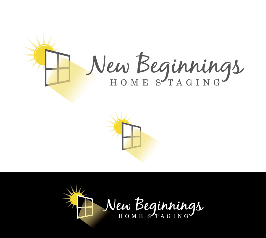 Logo Design by debdesign for New Beginnings Home Staging | Design #12371932