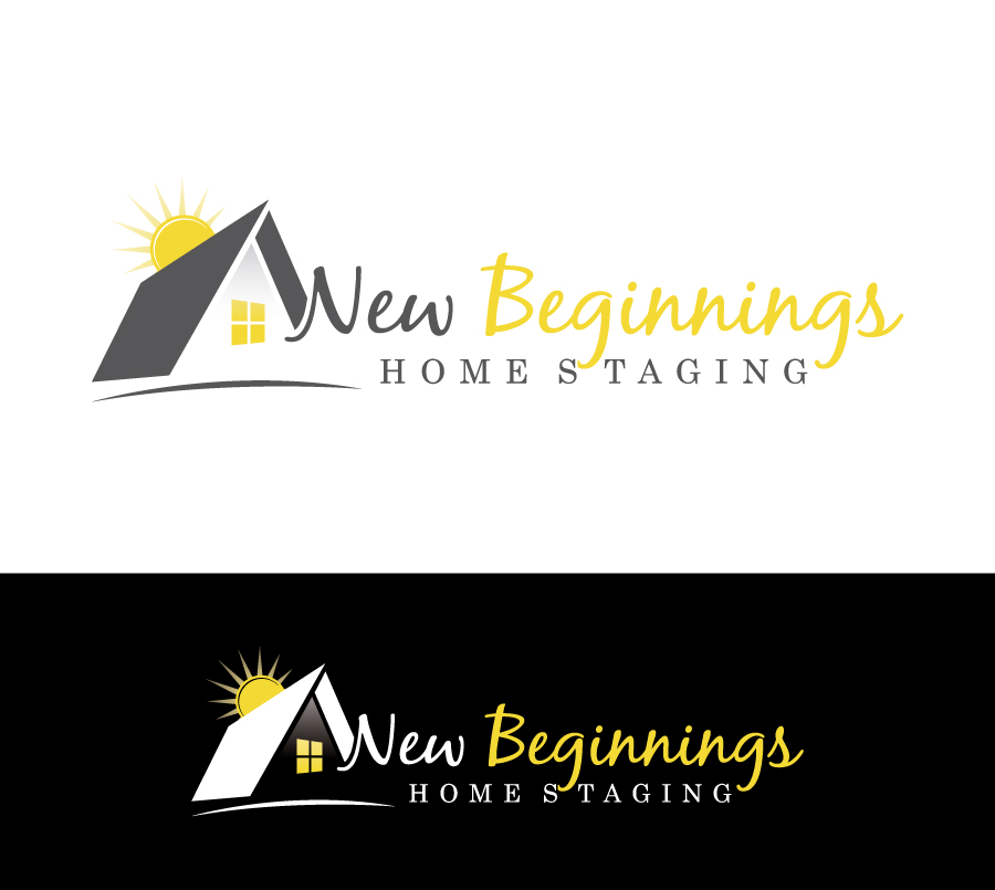 Logo Design by debdesign for New Beginnings Home Staging | Design #12371933