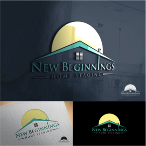 Logo Design by pringlebermudez23 for New Beginnings Home Staging | Design #12442701