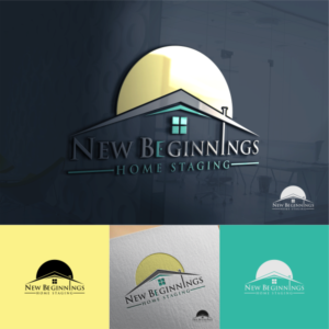 Logo Design by pringlebermudez23 for New Beginnings Home Staging | Design: #12442973