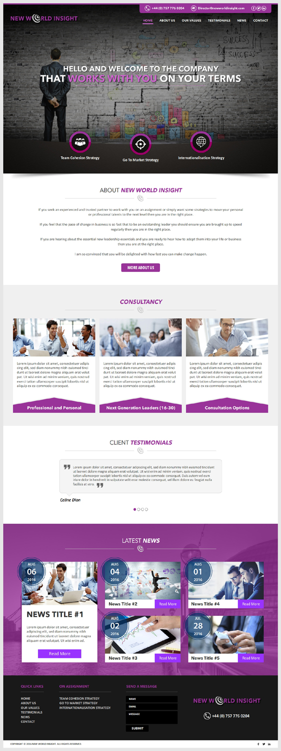 Web-Design von -Marc- für dieses Projekt | Design #12187756