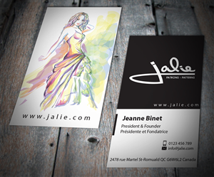 Jalie Business Card | Business Card Design by MT