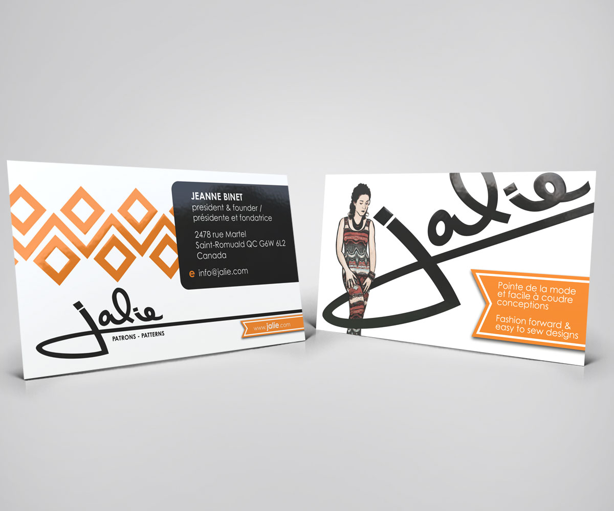 Business Card Design by Cheeky Creative for Jalie | Design #2411977