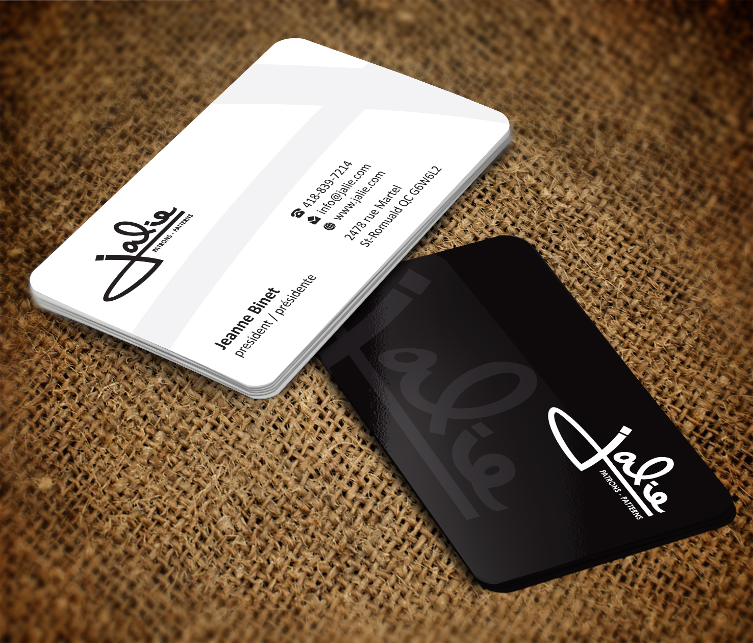 Visitenkarten-Design von pecas für Jalie | Design #2456614