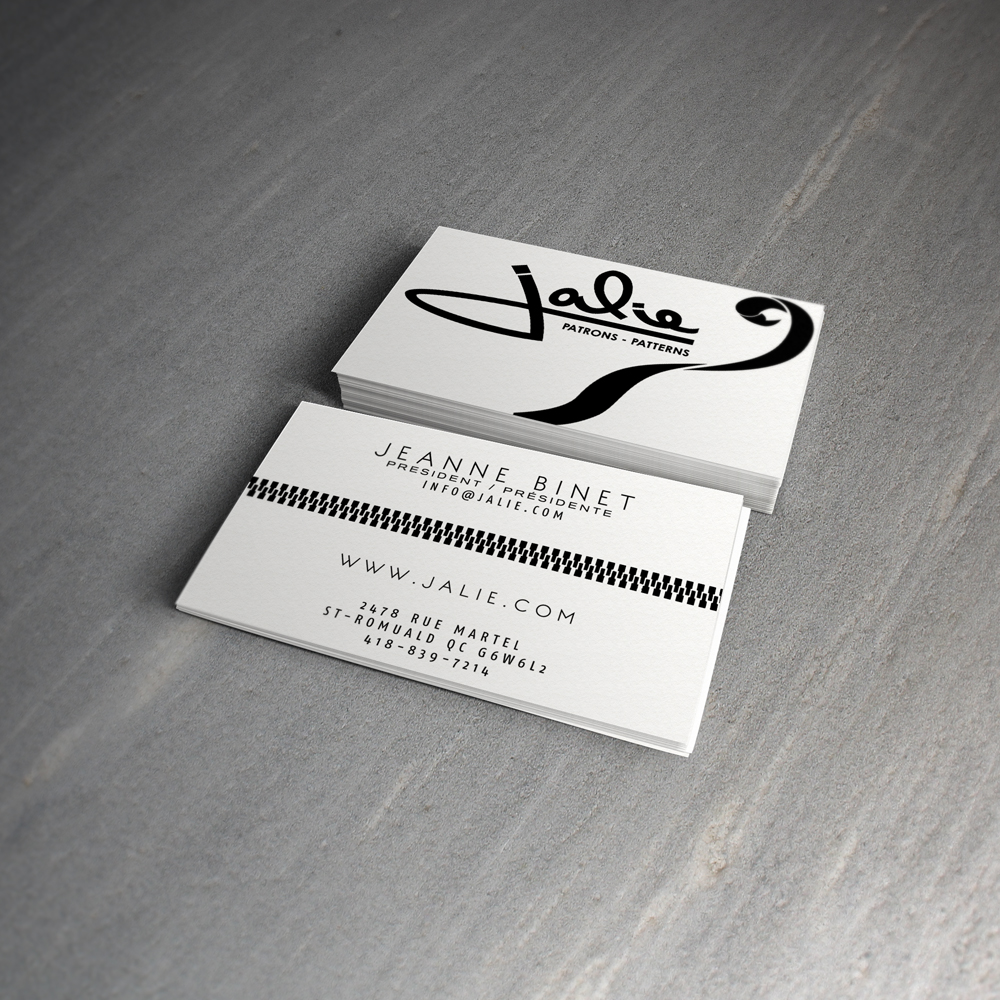 Visitenkarten-Design von chrisjerasmus für Jalie | Design #2422297