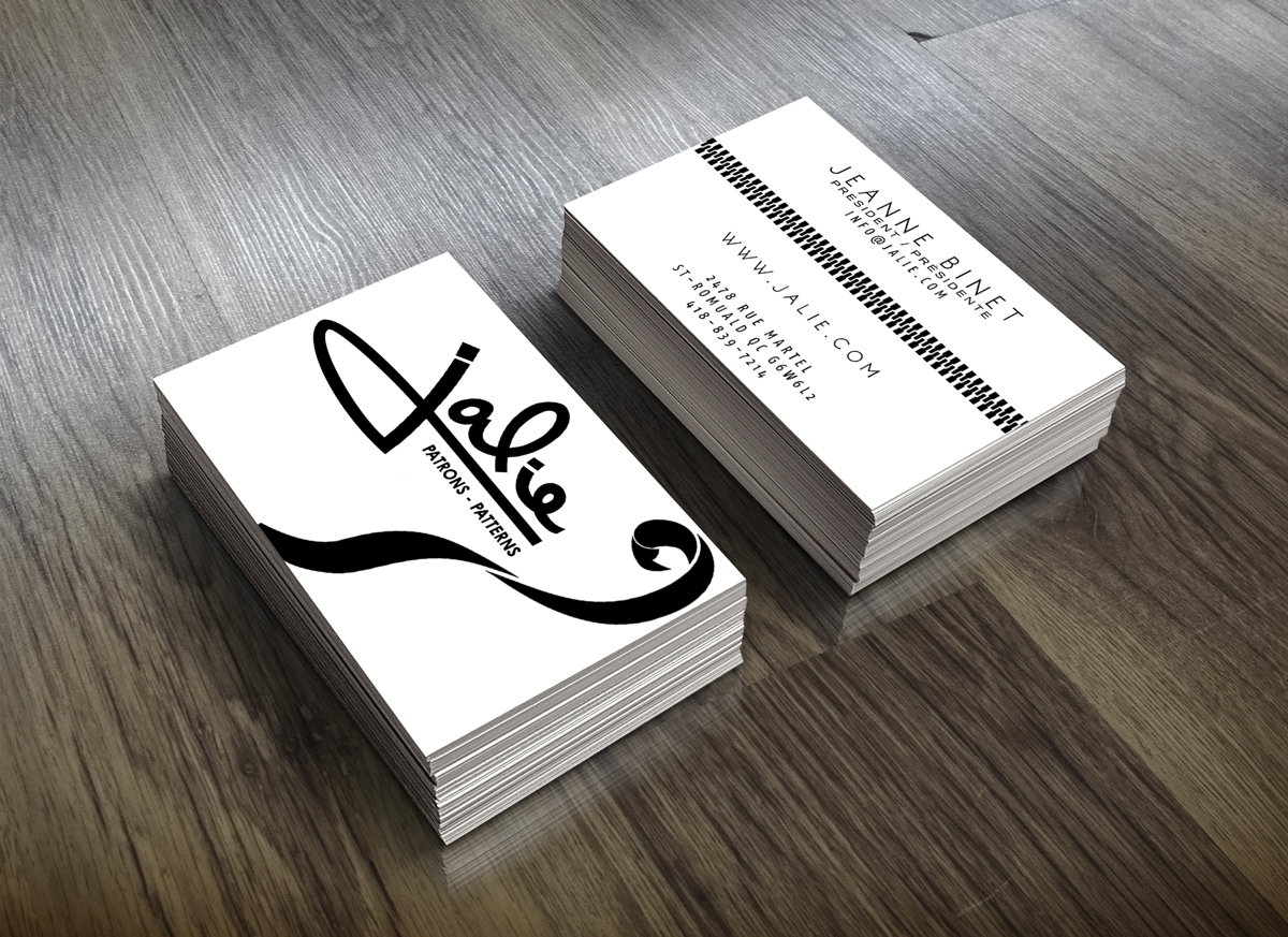 Business Card Design by chrisjerasmus for Jalie | Design #2422308