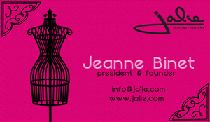 Business Card Design by Dorina Ene for Jalie | Design: #2440963