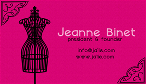 Business Card Design by Dorina Ene for Jalie | Design: #2440966