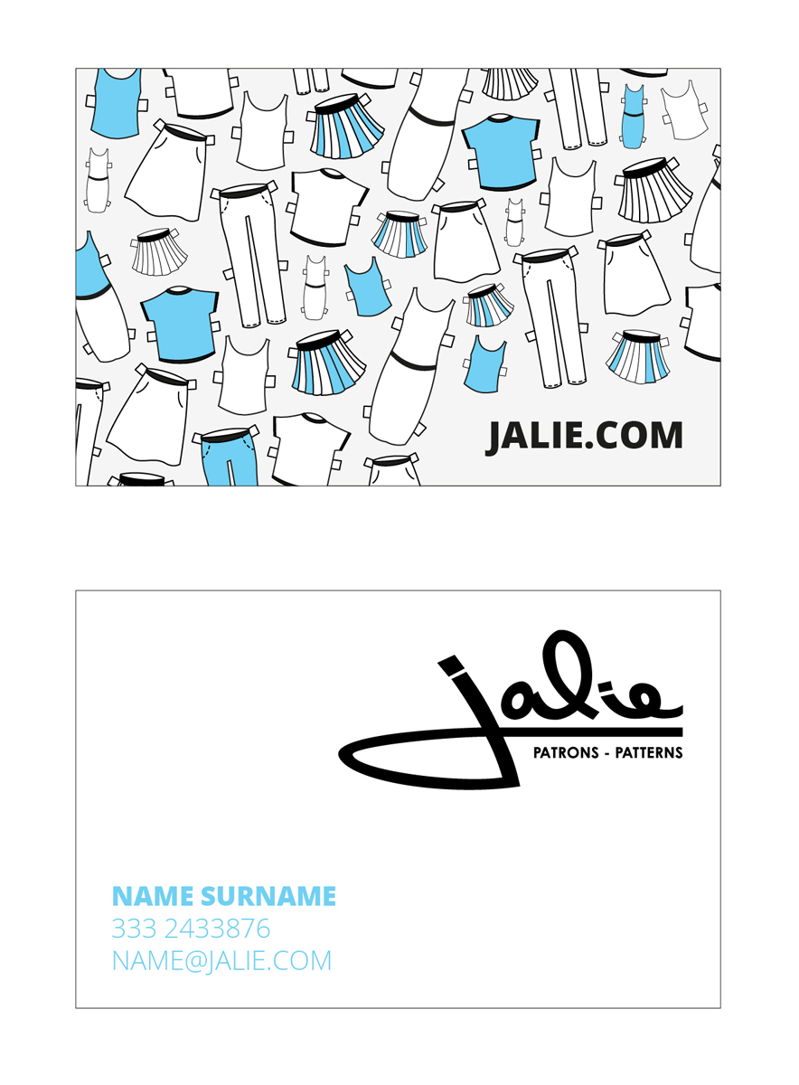 Diseño de Tarjeta de Presentación por Monica para Jalie | Diseño #2392698