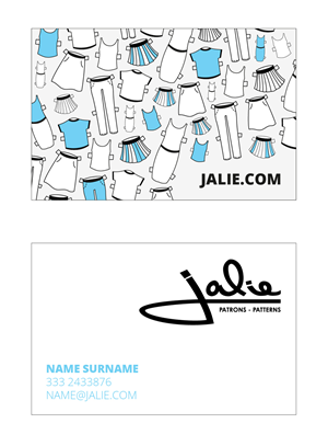 Business Card Design by Monica for Jalie | Design: #2392698