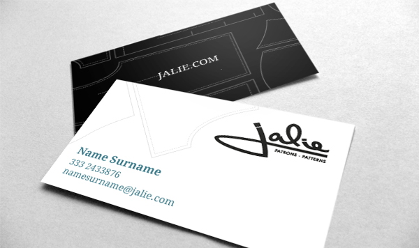 Business Card Design by Monica for Jalie | Design #2397342