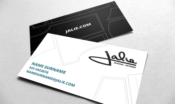 Business Card Design by Monica for Jalie | Design #2397659