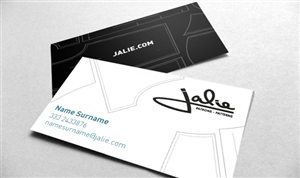 Business Card Design by Monica for Jalie | Design: #2397662