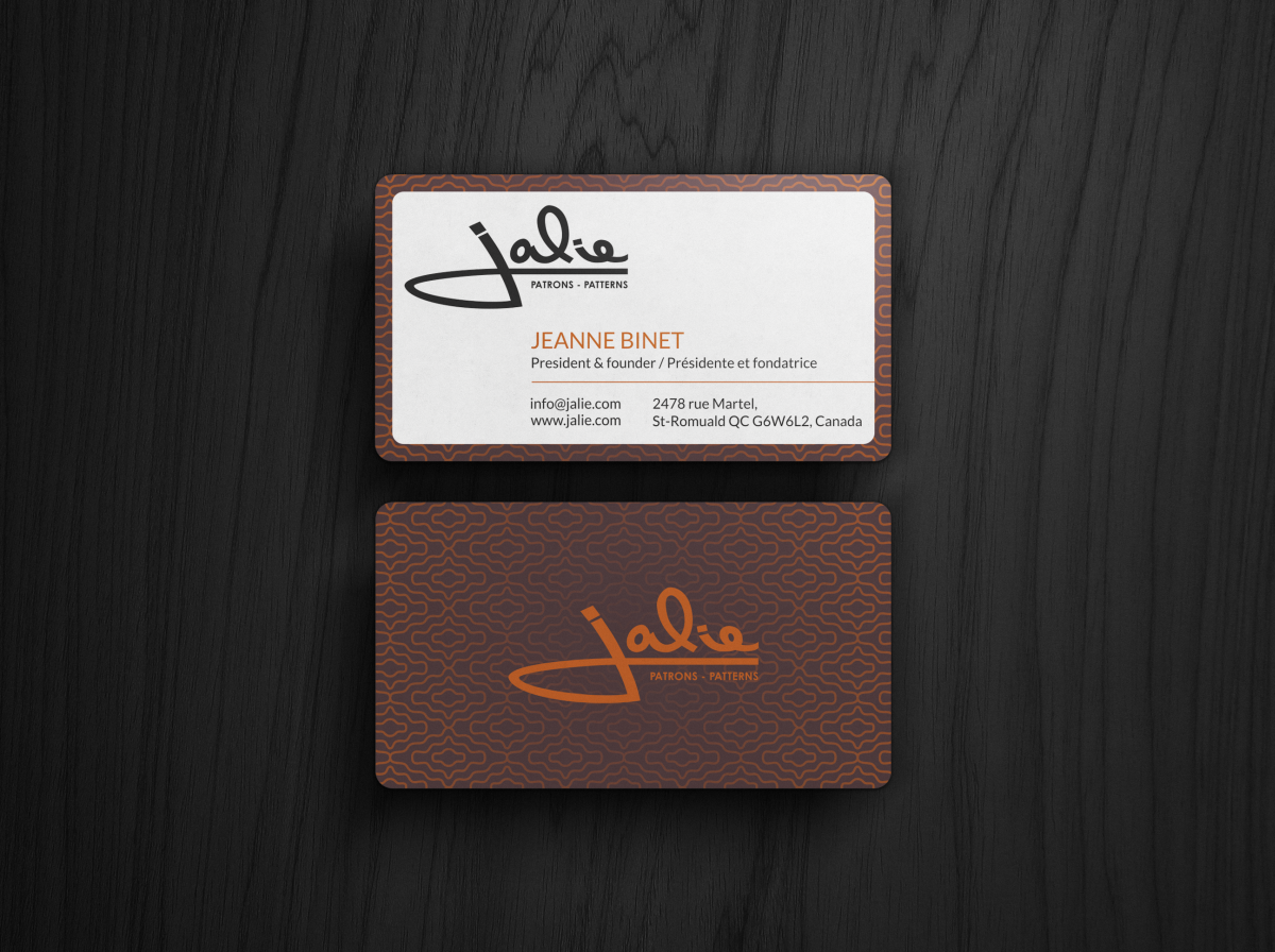 Business Card Design by HYPdesign for Jalie | Design #2399272