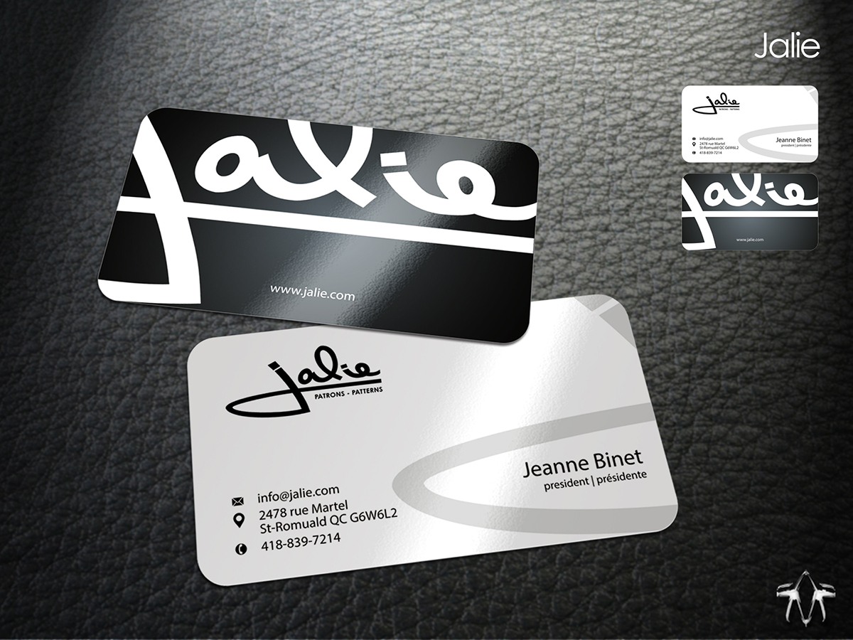 Business Card Design by sadzip for Jalie | Design #2443580