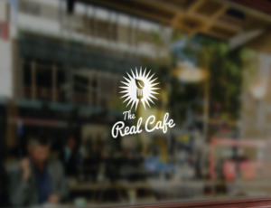 The Real Cafe | Logo Design by Hiccups Design