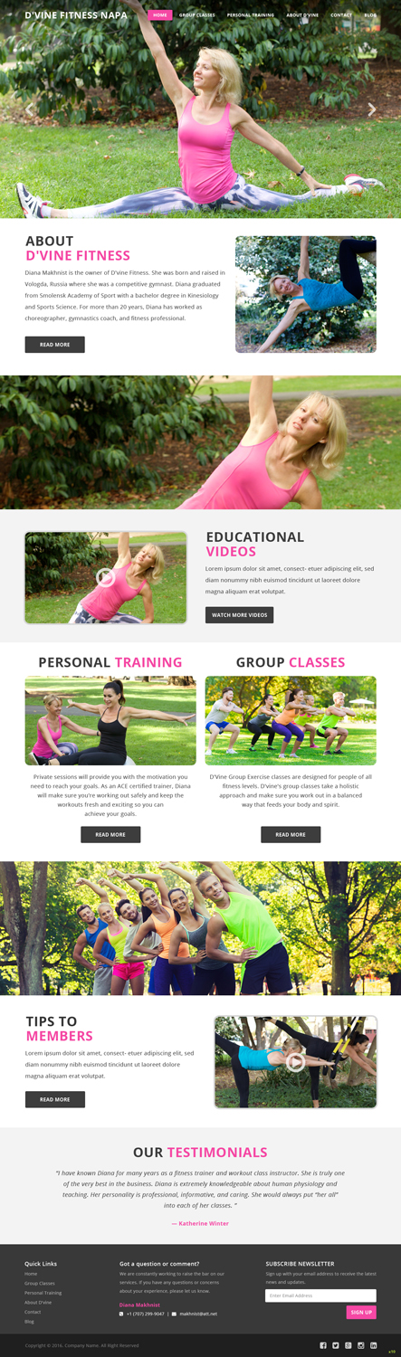 Web Design by pb for this project | Design #12546015