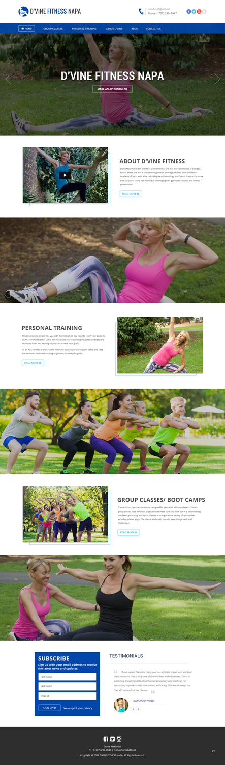 Web Design by pb for this project | Design #12556450