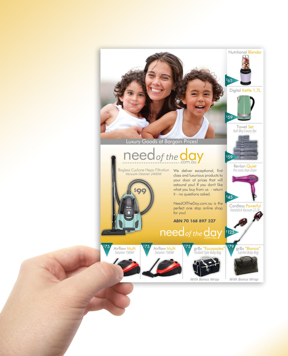 Flyer Design by Jackie Morrison for Global Treats Australia Pty Ltd | Design #12157952