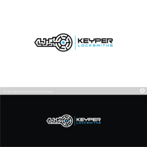 Keyper Locksmiths | Logo Design by MBARO