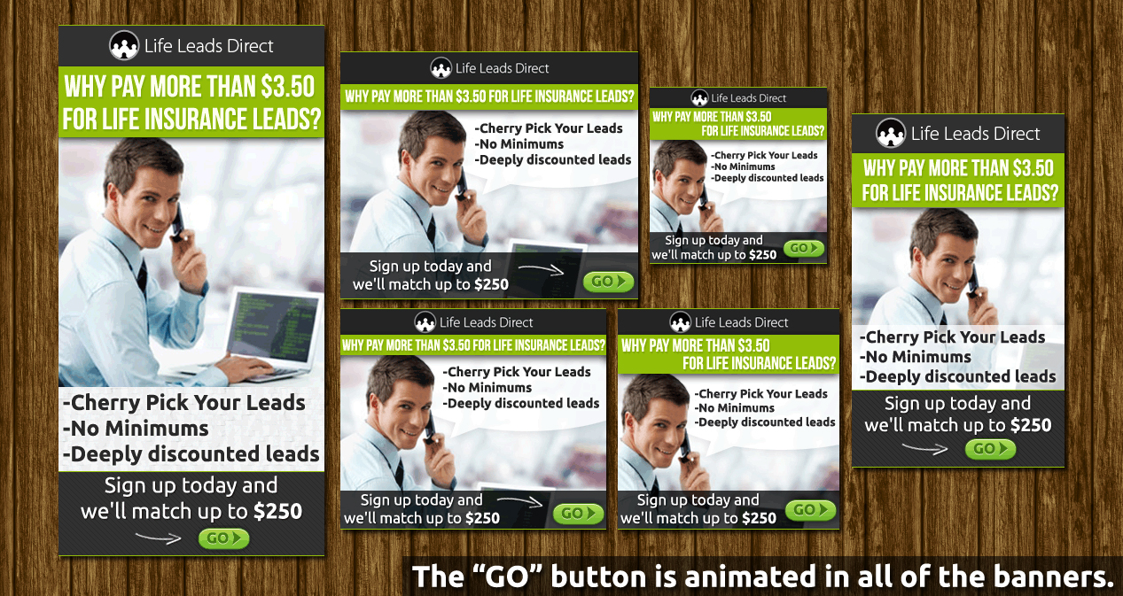 Banner Ad Design by Levardos for iLeads.com | Design #2419052